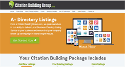 Desktop Screenshot of citationbuildinggroup.com